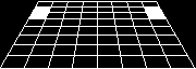 A similar grid to the one described earlier. Likewise, a heading appears on the (short) side of the prism facing the observer.